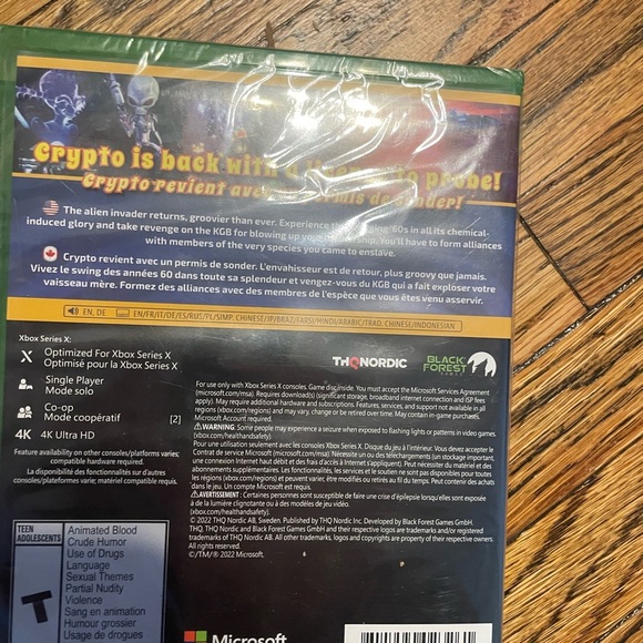 ☀️☀️sale Destroy All Humans! Reprobed Xbox Series X Game - Picture 2 of 2